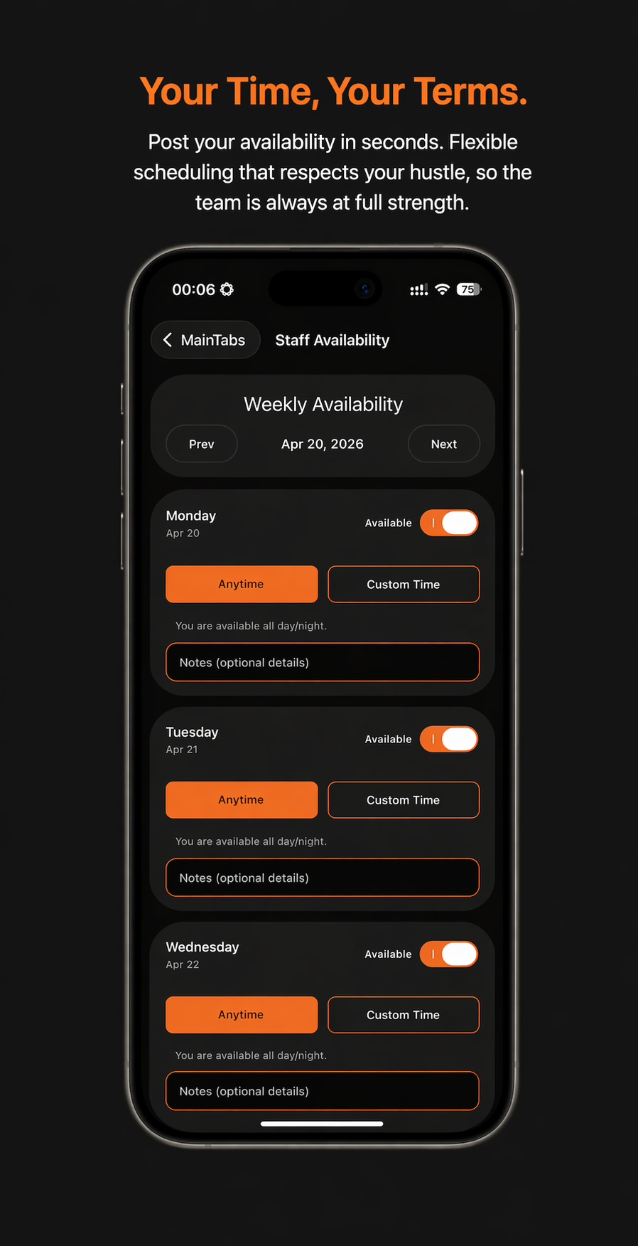 Availability